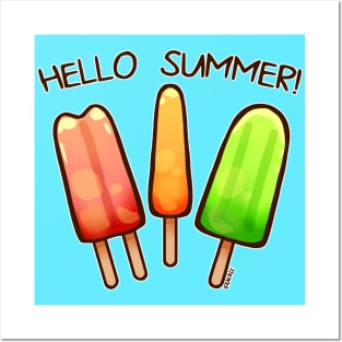 Summer Popsicles (Warm Version) Posters and Art